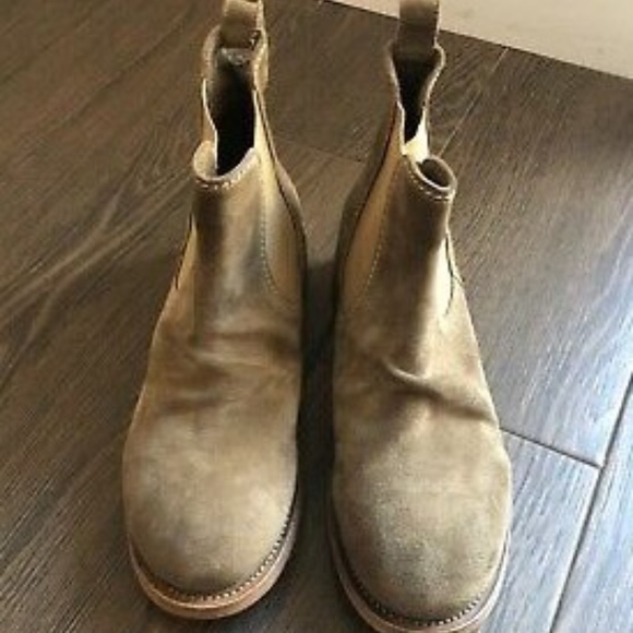 John Varvatos Suade Boot (Men\'s Size 9.5) Used John Varvatos Star USA Chukka Suede Boot Lace-up Brown Mens  main image 3